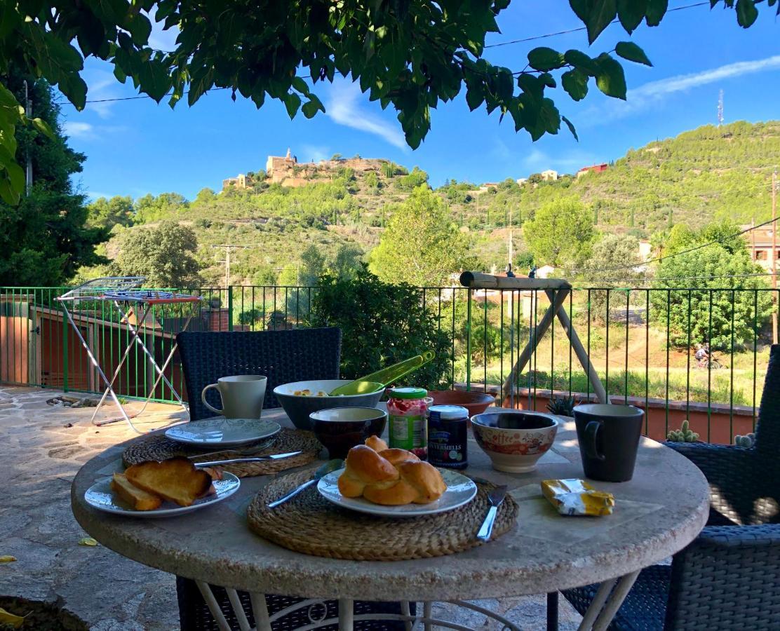 Apartment In Country House With Views And Pool Vespella de Gaia ภายนอก รูปภาพ
